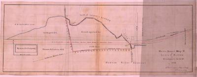 Survey of lands under water for Lydia J. Alvord