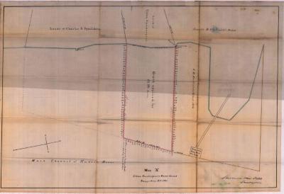 Survey of lands under water for Frank Speir, Charles A. Spalding &amp; Ellen Vanderpoel