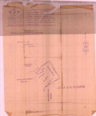 Survey of lands under water for Prescott Hall Butler