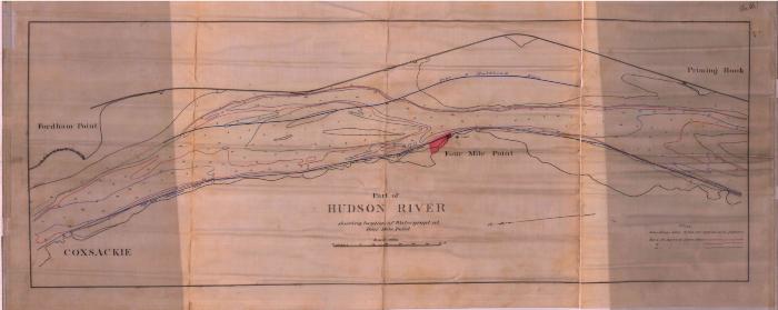 Survey of lands under water for Harper W. Rogers