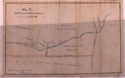 Survey of lands under water for Harper W. Rogers