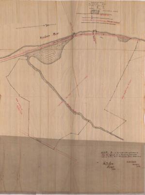 Survey of lands under water for Ida M. Ingersoll