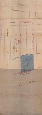 Survey of lands under water for Frederick A. Blossom &amp; others