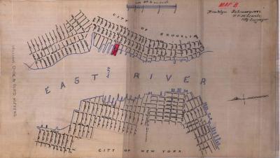 Survey of lands under water for William Dick &amp; Cord Meyer