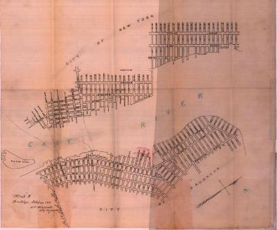 Survey of lands under water for Charles Pratt &amp; Co.