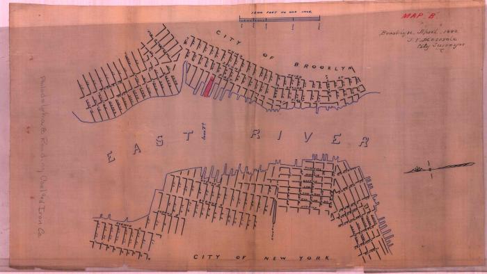 Survey of lands under water for Philadelphia &amp; Reading Coal &amp; Iron Company