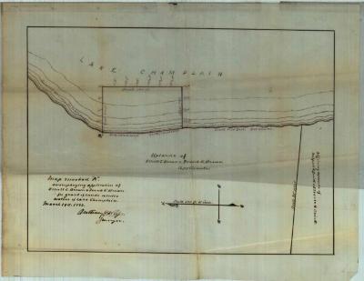 Survey of lands under water for Elliot C. &amp; Frank E. Brown