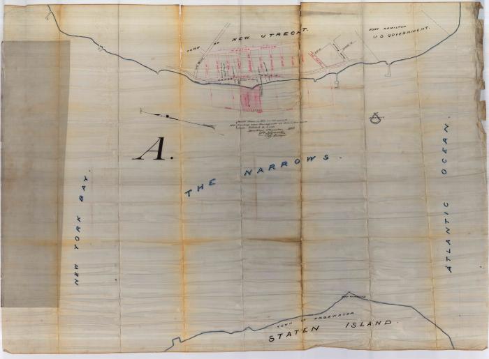 Survey of lands under water for Huldah H. Clapp