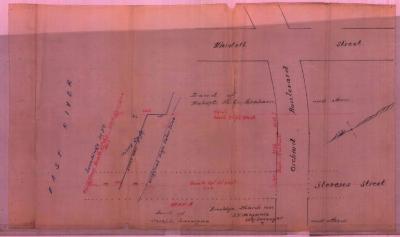 Survey of lands under water for Francis W. Blackwell &amp; Emma L. Tisdale, et al