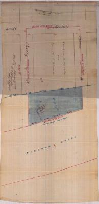 Survey of lands under water for Frederick A. Blossom &amp; others