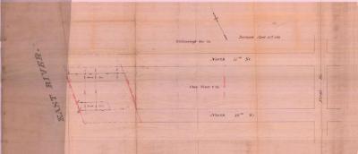 Survey of lands under water for Charles Pratt &amp; Co.