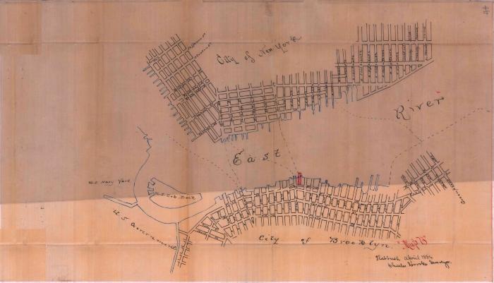 Survey of lands under water for The Nassau Ferry Company