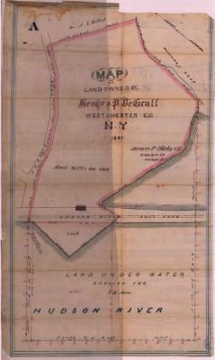 Survey of lands under water for Henry P. DeGraaf