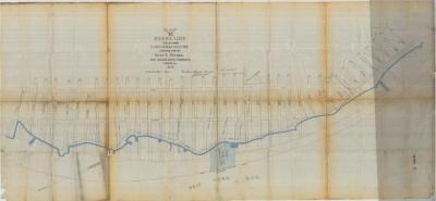 Survey of lands under water for Bergen, Isaac