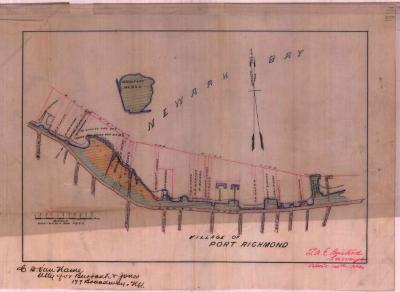 Survey of lands under water for Cornelius C. Jones