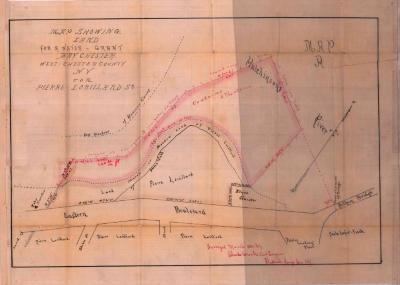 Survey of lands under water for Pierre Lorillard, Jr.