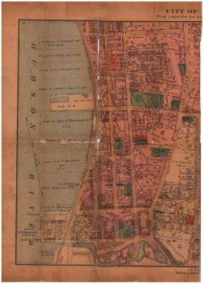 Survey of lands under water for James &amp; George Stewart