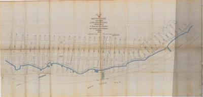 Survey of lands under water for Van Brunt, J. Holmes