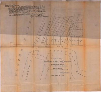 Survey of lands under water for James &amp; George Stewart