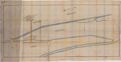 Survey of lands under water for Cornelius V. Baker