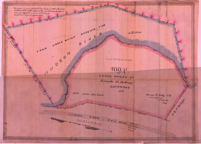 Survey of lands under water for Amanda M. DeGraaf