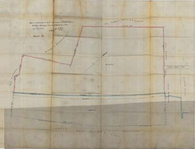 Survey of lands under water for William A. Anderson