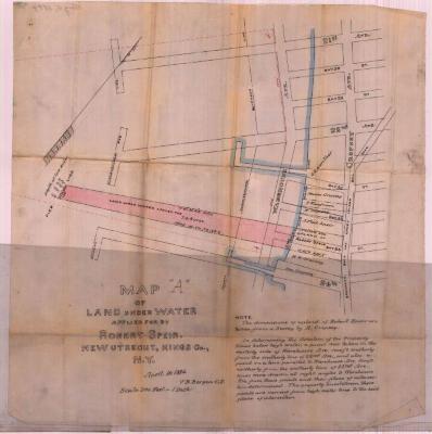 Survey of lands under water for Robert Speir Jr.