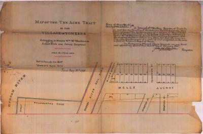 Survey of lands under water for James &amp; George Stewart