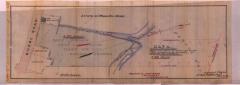 Survey of lands under water for David L. &amp; John L. Burbank, Mary Wright and Sarah J. Decker
