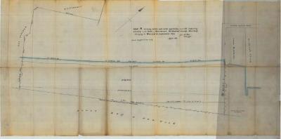 Survey of lands under water for William A. Anderson