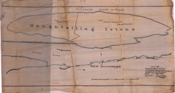 Survey of lands under water for Andrew V.S. Vanderpool &amp; Edmund H. Van Orden