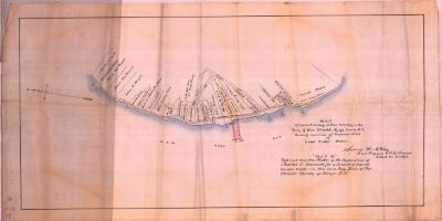 Survey of lands under water for Richard H. Lane, successor to Clarence C. Bennett