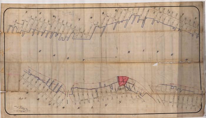 Survey of lands under water for New York Dye Wood Extract &amp; Chemical Company