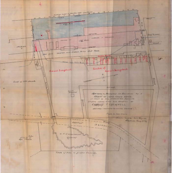 Survey of lands under water for Charles T. Cromwell