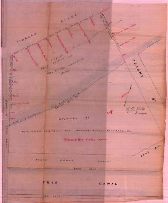 Survey of lands under water for New York Central &amp; Hudson River Railroad Company