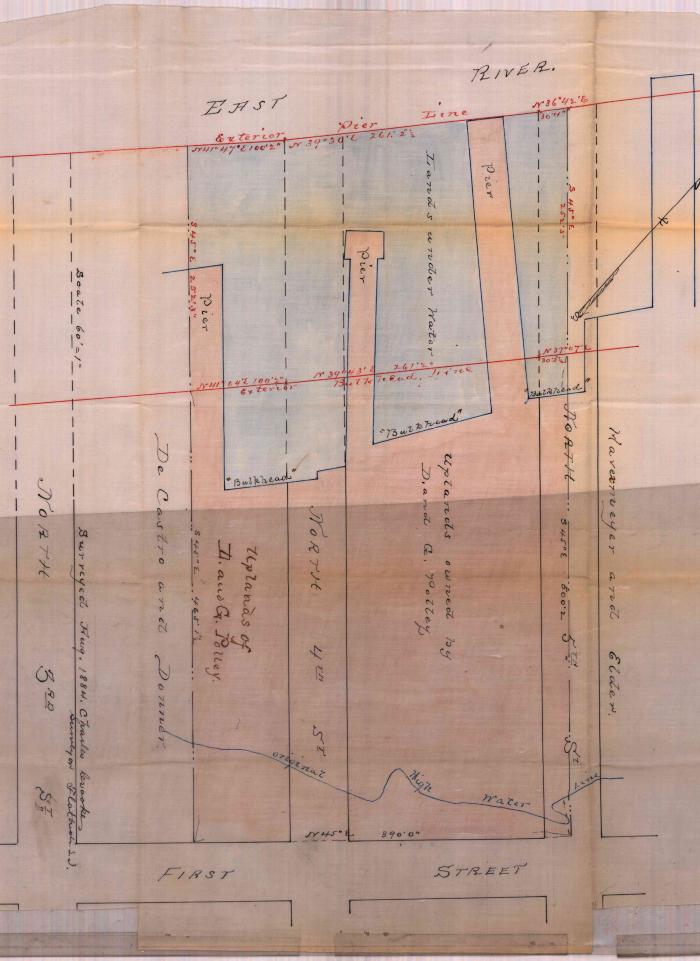 Survey of lands under water for The Nassau Ferry Company