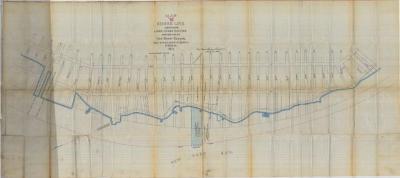 Survey of lands under water for Bergen, Van Brunt