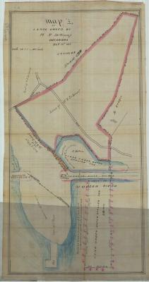 Survey of lands under water for Henry P. DeGraaf