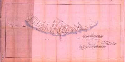 Survey of lands under water for Mary A. Robinson