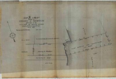 Survey of lands under water for Newton, Henry J.