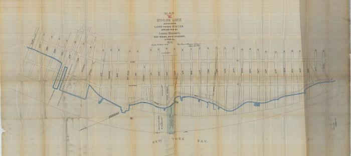 Survey of lands under water for Bennett, Louisa