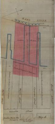 Survey of lands under water for Jeremiah P. Robinson