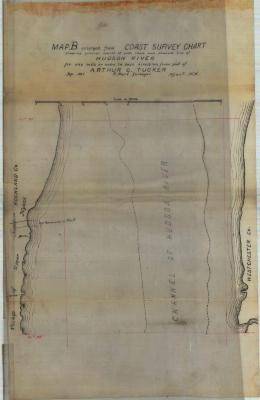 Survey of lands under water for Arthur C. Tucker