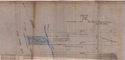 Survey of lands under water for Charles H. &amp; Holmes Van Brunt