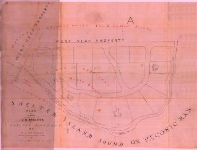 Survey of lands under water for John Noble Stearns