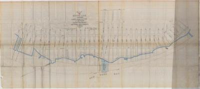 Survey of lands under water for Van Brunt, Jaques