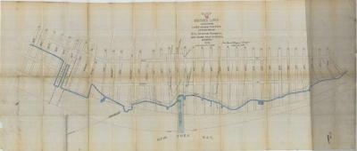 Survey of lands under water for Bennett, N.L. Martin