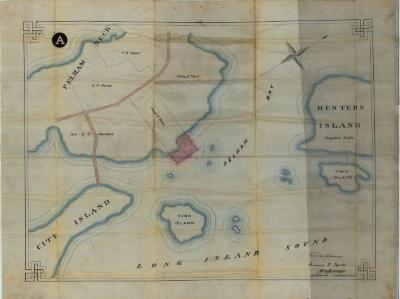 Survey of lands under water for James R. Steers