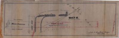 Survey of lands under water for Moses Corson