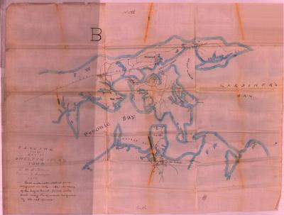 Survey of lands under water for John Noble Stearns